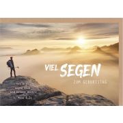 Produktbild des Artikels Schreibwaren Faltkarte "Viel Segen zum Geburtstag" - Wanderer