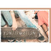 Faltkarte "Zur Konfirmation" - Skateboard