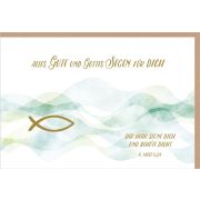 Produktbild des Artikels Schreibwaren Faltkarte "Alles Gute und Gottes Segen" - Einsegnung/biblischer Unterricht