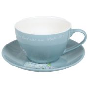 Produktbild des Artikels  Tasse mit Untertasse "Hortensie"