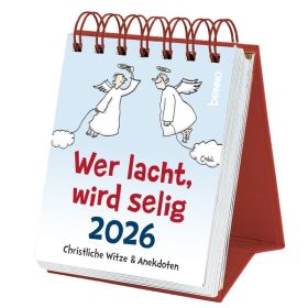 Produktbild des Artikels Kalender - Spiralbindung Wer lacht, wird selig 2026