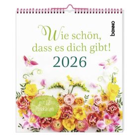 Produktbild des Artikels Kalender - Spiralbindung Wie schön, dass es dich gibt! 2026