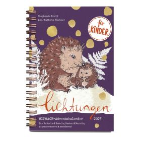Produktbild des Artikels Kalender - Spiralbindung Lichtungen für Kinder 2025 - Mitmach-Adventskalender