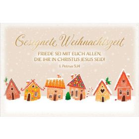 Postkartenserie "Gesegnete Weihnachtszeit" 10 Stk.