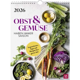 Produktbild des Artikels Kalender - Spiralbindung Obst und Gemüse haben immer Saison 2026 - Wandkalender