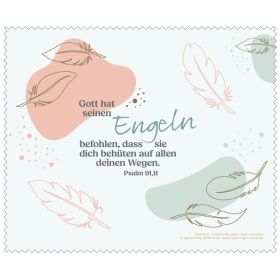Produktbild des Artikels  Mikrofasertuch "Gott hat seinen Engeln befohlen"