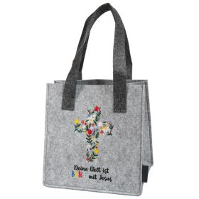 Produktbild des Artikels  Geschenktasche "Deine Welt ist bunt mit Jesus" - Filz