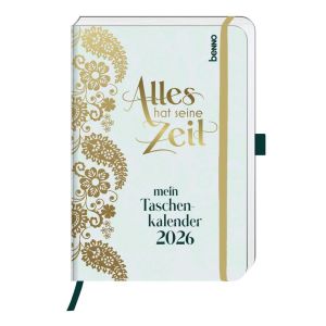 Produktbild des Artikels Alles hat seine Zeit - Mein Taschenkalender 2026 (Kalender - Gebunden)