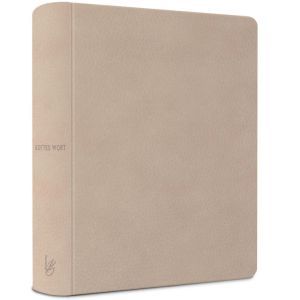 Produktbild des Artikels NeÜ Bibel.heute - Schreibrand - LIEBEZURBIBEL beige (Bibel - Kunstleder)