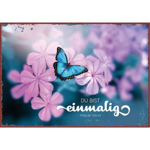 Produktbild des Artikels Metallschild klein - Einmalig ()