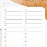 Stimmungsbild zu Geburtstagskalender Pattern - immerwährend