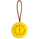 Kompass für Kinder aus Holz - gelb