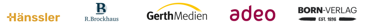Banner Logos Imprints von SCM